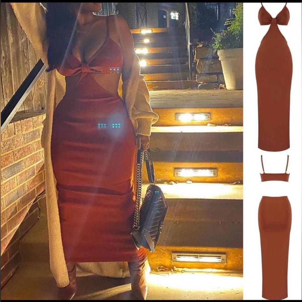Bodycon Bondage stretch dress